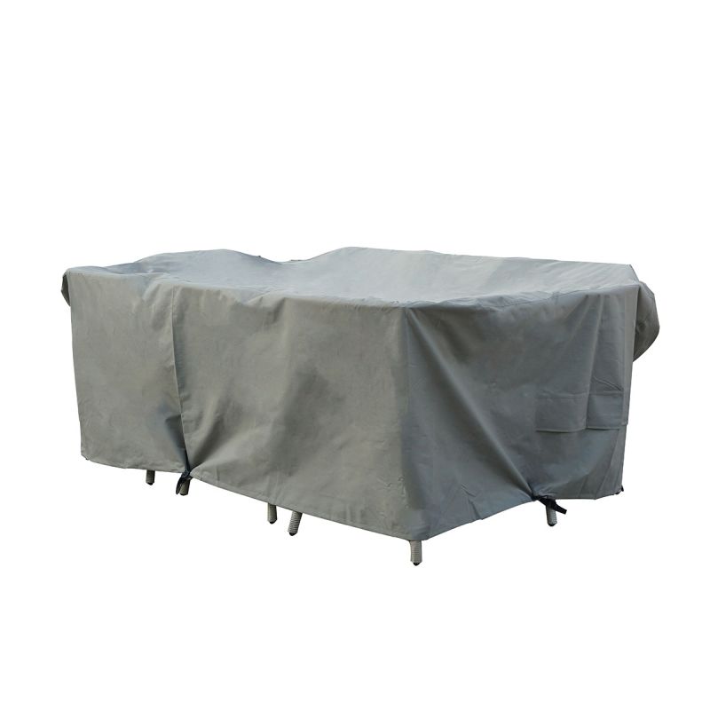 8 Seat Rectangle Dining Khaki (240 x 100cm) - Garden Furniture Cover