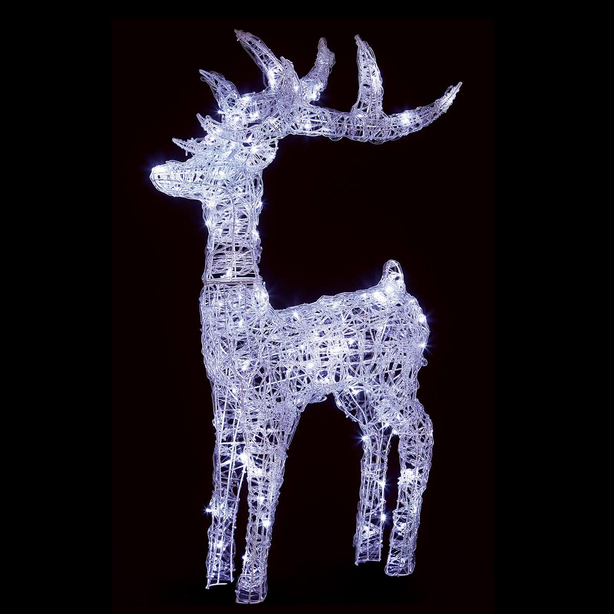 1.15m Acrylic Stag - Cool White
