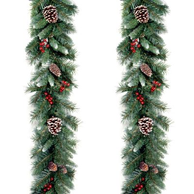 9'x10" Frosted Berry Garland
