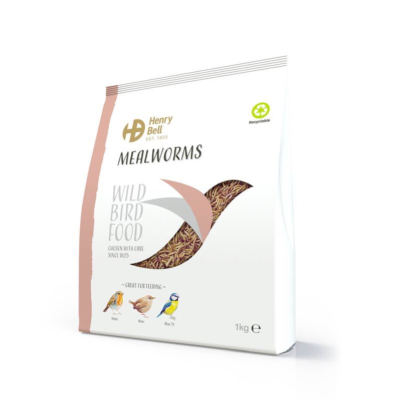 Henry Bell Mealworm Wild Bird Feed (1kg)