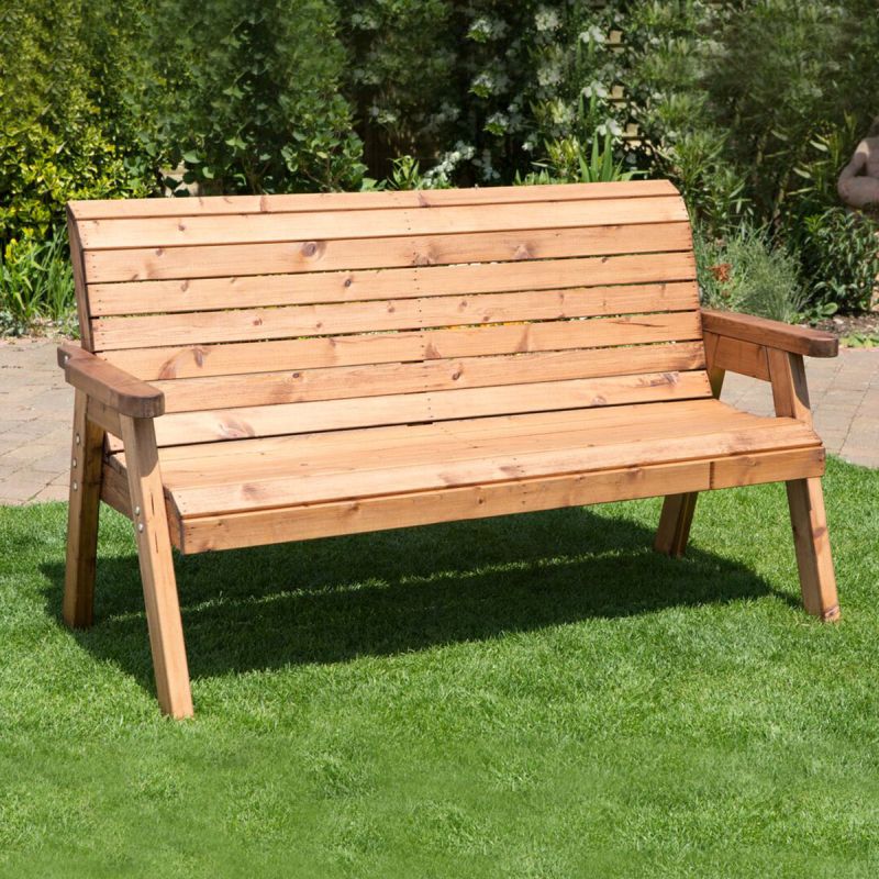 Charles Taylor Winchester 3 Seat Wooden Garden Bench