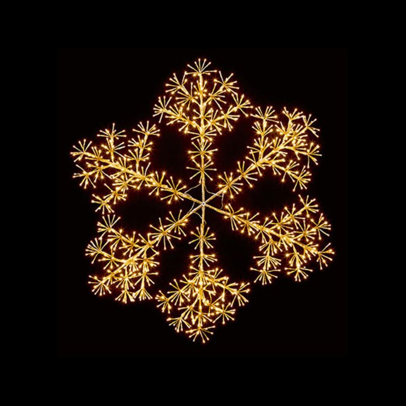 1.5m Gold Starburst Snowflake