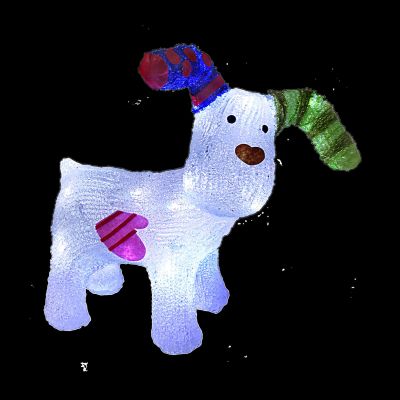 31cm Illuminated The Snowdog