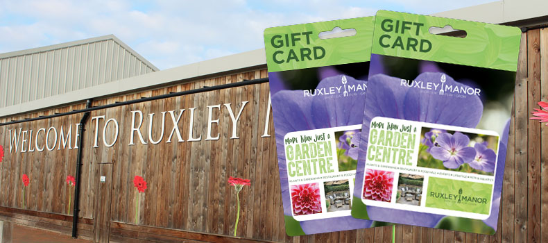 Email Gift Cards Ruxley Manor