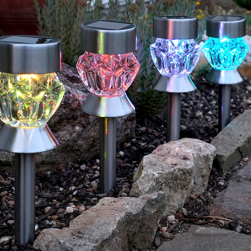 Colour Changing Solar Stake Lights