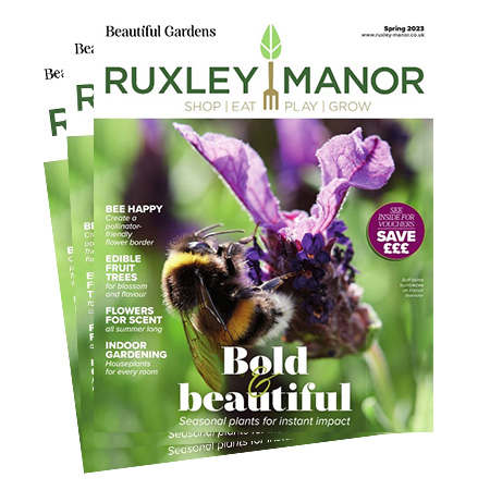 A picture of Ruxley Manor's Beautiful Gardens Magazine from Spring 2023